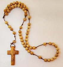 Rosario Handmade SP Legno Rosario Croce Legno di Ulivo No A