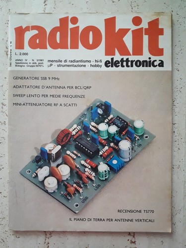 Radio kit elettronica anno - elettronica, n.5