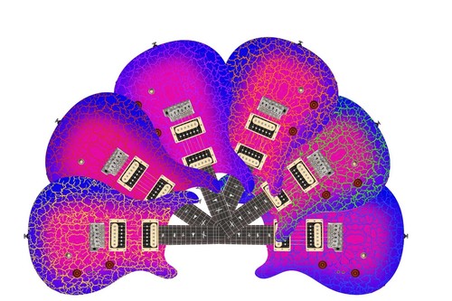Guitar wrap skin reface - reface, iconic