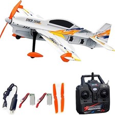 QIDI-550 Stunt Glider RC Plane Ready to Fly EPP Foam Flight Airplane 2 batterie