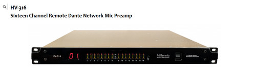 Millennia media 316 - media, hv-316