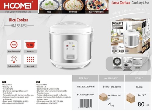 Hoomei 5318sl cuociriso - hm,