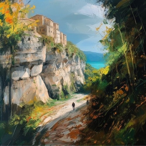 Quadro olio tela - olio, su