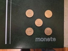 5 Monete da 200 Lire della