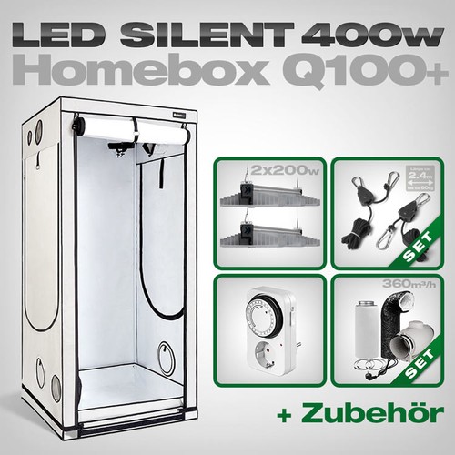 Homebox q100 led growbox set - q100+,