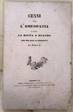 Cenni sopra l' Omeopatia e