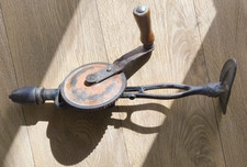 TRAPANO A MANO MANOVELLA - GIRABACCHINO funzionante Vintage - Da collezione