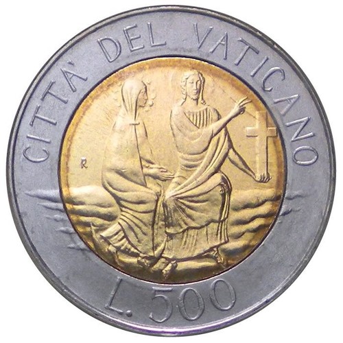 500 lire 1992 vaticano - 1992,