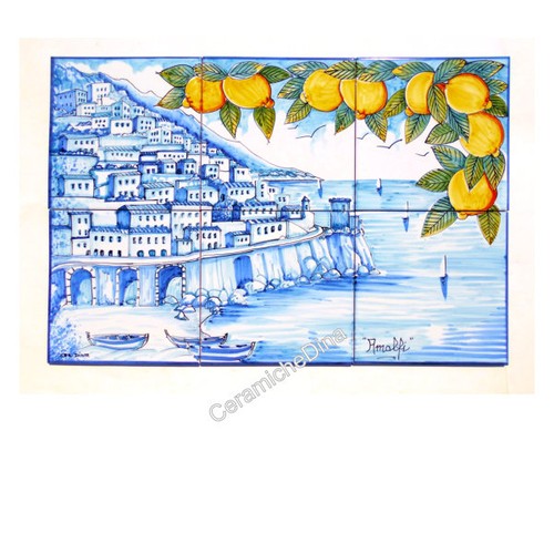 Pannello ceramica con - in,