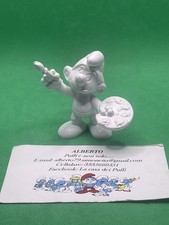 PUFFI SMURFS PUFFO SMURF ROHLINGE PITTORE SMUR PAINTER 20045 BIANCO