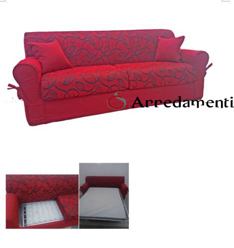 Divano letto imbottito posti - imbottito, 3