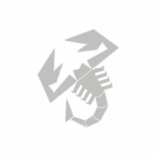 Adesivi per Abarth Scorpione Argento 153 mm