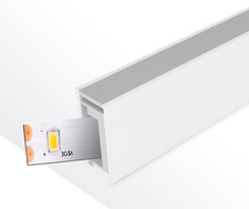 Tubo Rettangolare in Silicone