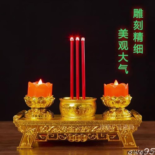 Lampada candela led buddha - lampada,