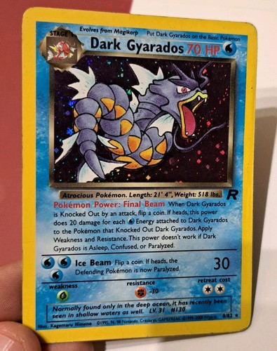 Dark gyarados holo team - dark,