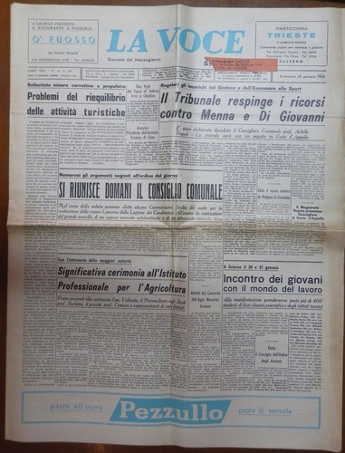 Voce salerno 28 gennaio - di,