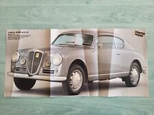 LANCIA AURELIA B 20 POSTER BIFACCIALE STARTER RETRO TINI CANSINO CM 60X28 #653