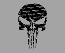Adesivo Skull XL 30 cm teschio