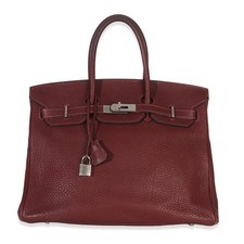 Hermès Rouge H Fjord Birkin