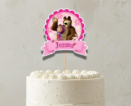 Cake topper masha - topper,