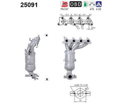 Catalizzatore per KIA PICANTO