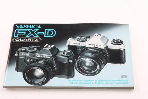 Yashica quartz istruzioni - yashica, fx-d