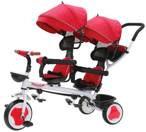 Passeggino triciclo gemellare - passeggino,