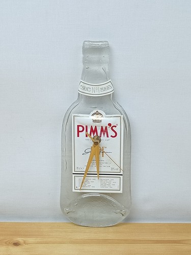 Genuine pimm squashed glass - squashed,