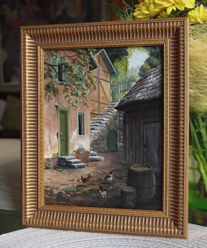 Hühnerhof signiert jbl - signiert:,