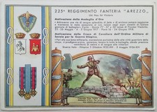 CARTOLINA 225 REGGIMENTO
