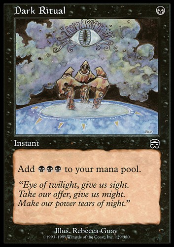 Mtg dark ritual asian played - played,