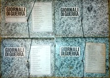 Lotto GIORNALI DI GUERRA Ed. EDIBER con raccoglitore - N.1 / 48 Buone condizioni