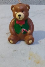 CANDELA natalizia ORSACCHIOTTO cera Natale 