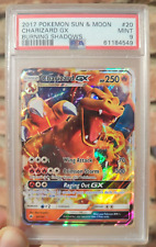 Pokemon TCG Charizard GX Burning Shadows Full Art Holo PSA 9 MINT #20/147 ENG
