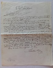 Lettera autografa Sabatino Lopez attore Ermete Zacconi Firmata 1919