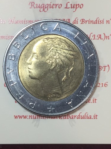 Repubblica italiana 500 - italiana, lire
