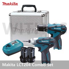 Makita LCT204 Set combinato DF330D TD090D 10,8 V 2x1,3 Ah caricatore DC10WA custodia rigida_