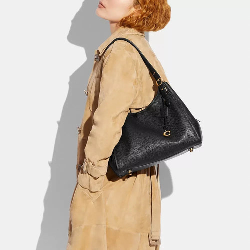 Coach lori shoulder bag - shoulder, black