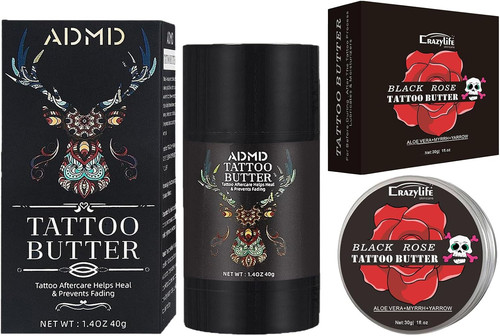 Pezzi crema tatuaggi burro - pezzi,