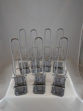 SET N. 7 PORTA OLIO OLIERA ACETO IN ACCIAIO CON FONDO CHIUSO DA RISTORANTE