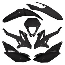 Plastic fairings black glossy - plastic,