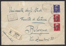 STORIA POSTALE AMG VG 1946