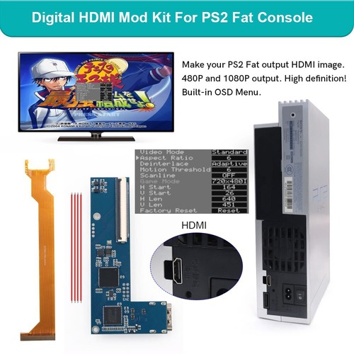Ps2 fat digital hdmi - fat,