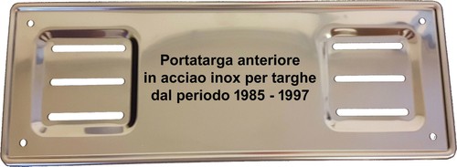 Portatarga cornice anteriore - portatarga/cornice,