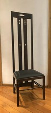 Sedia Ingram High Charles Rennie Mackintosh By Cassina Design Chair