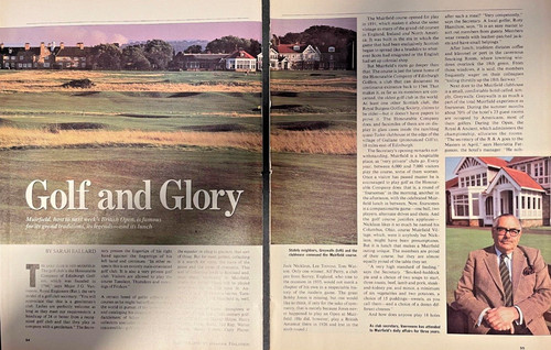 1987 muirfield the honourable - the,