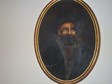 ANTICO RITRATTO D'UOMO SU TELA OVALE DI CM 50X70. INCORNICIATO.1800 PRIMI 900