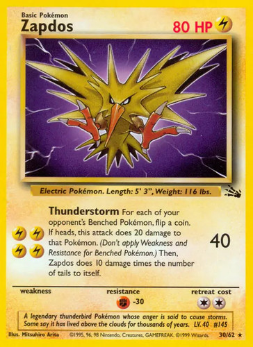 Zapdos pokemon - zapdos, 30/62