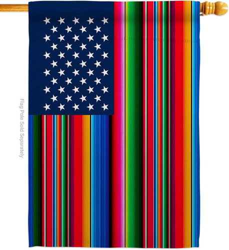 Bandiera casa coperta - coperta, serape