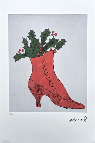 Andy warhol christmas shoe - warhol,